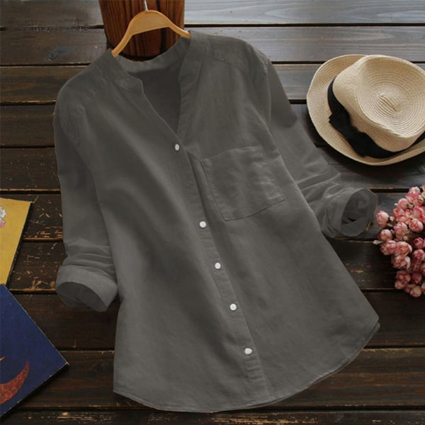 Avia™ - Casual Loose Cotton Linen Shirt