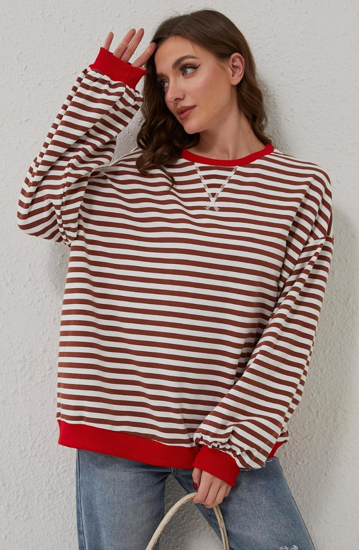 Oversized Striped Sweater