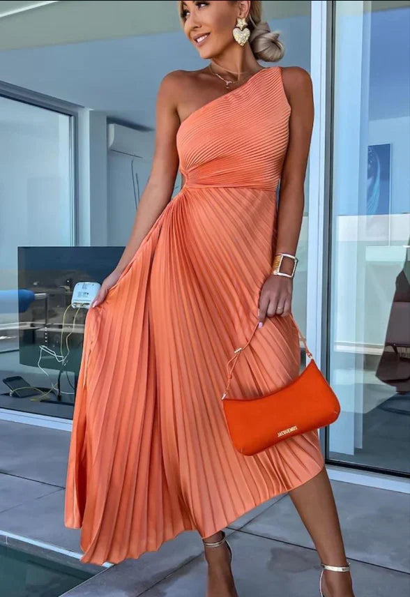 Francesca I One-Shoulder Dress