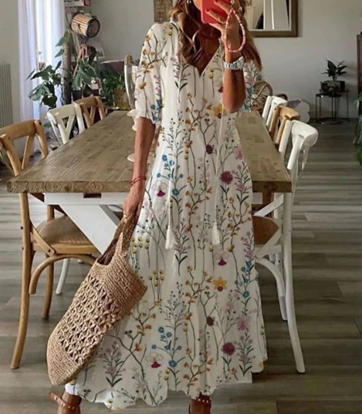 Lina™  Floral Maxi Summer Dress