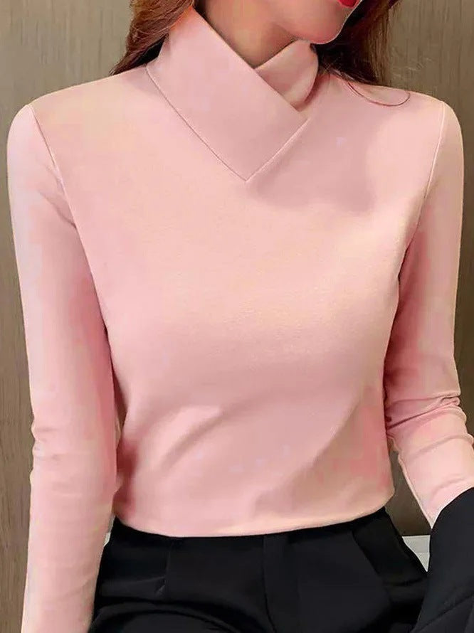 Anastasia™ | Elegant High Neck Sweater