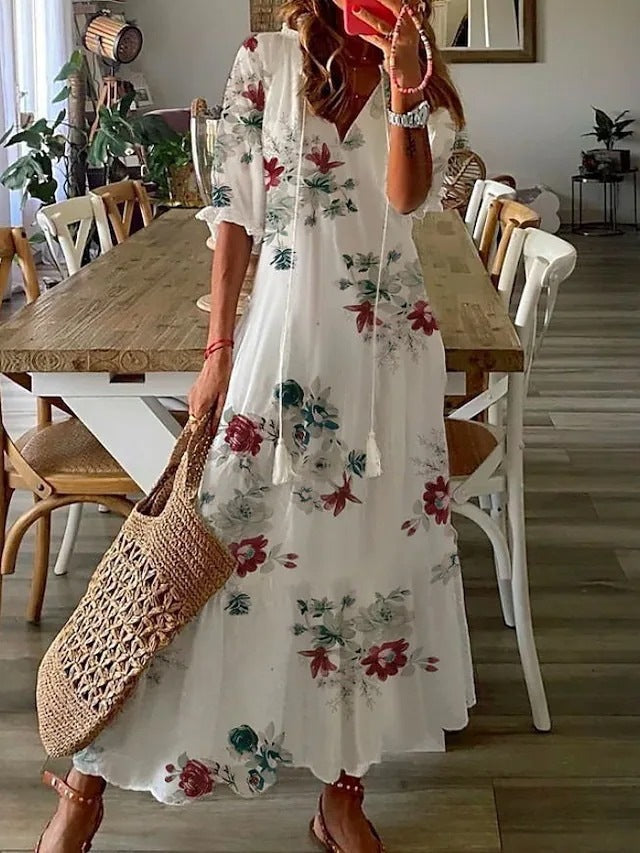 Lina™  Floral Maxi Summer Dress