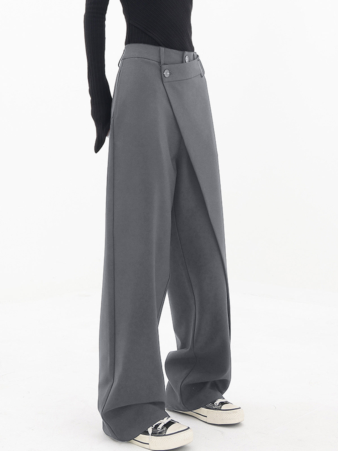 Maddalena™ | Asymmetrical Baggy Pants