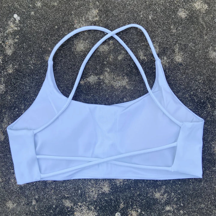 Diva Cross Backless Sports Bra