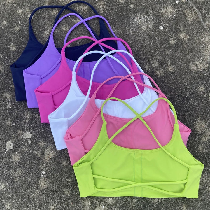 Diva Cross Backless Sports Bra