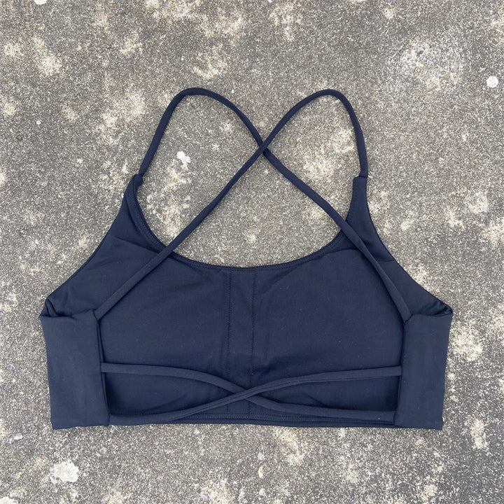 Diva Cross Backless Sports Bra