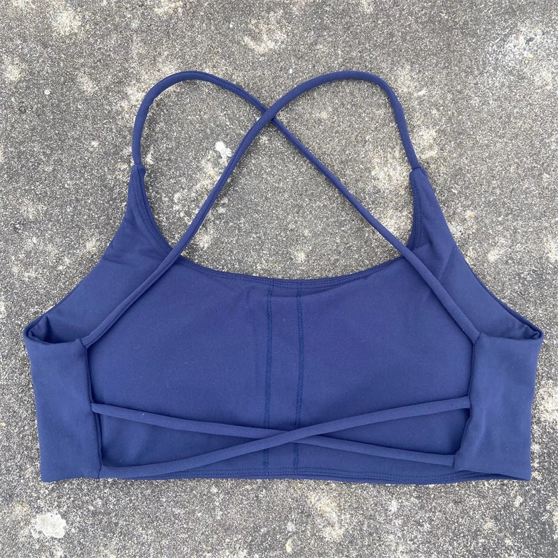 Diva Cross Backless Sports Bra