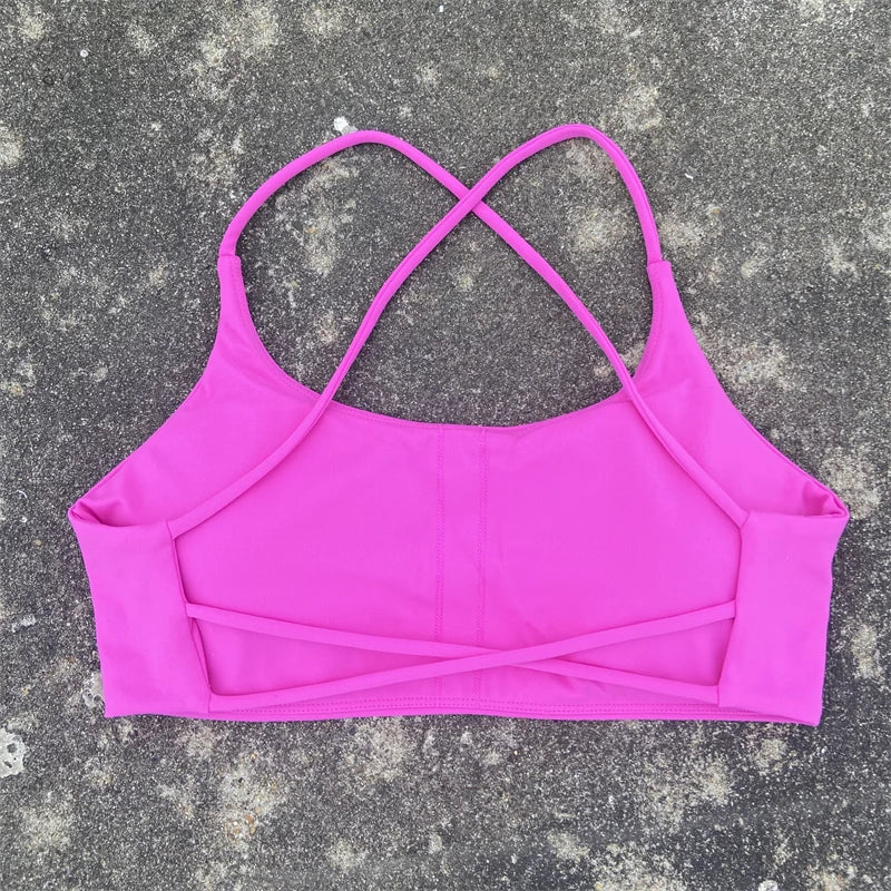 Diva Cross Backless Sports Bra