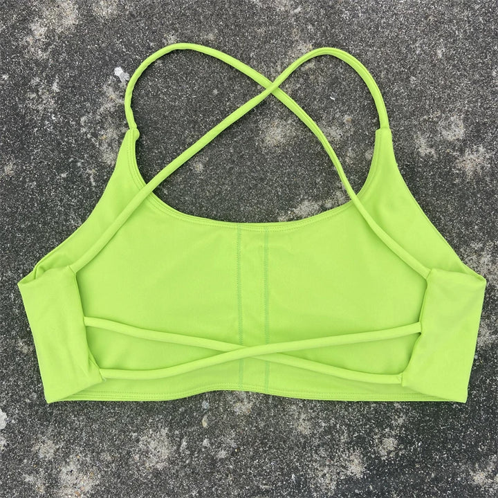 Diva Cross Backless Sports Bra