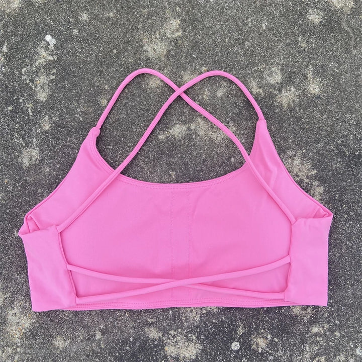 Diva Cross Backless Sports Bra