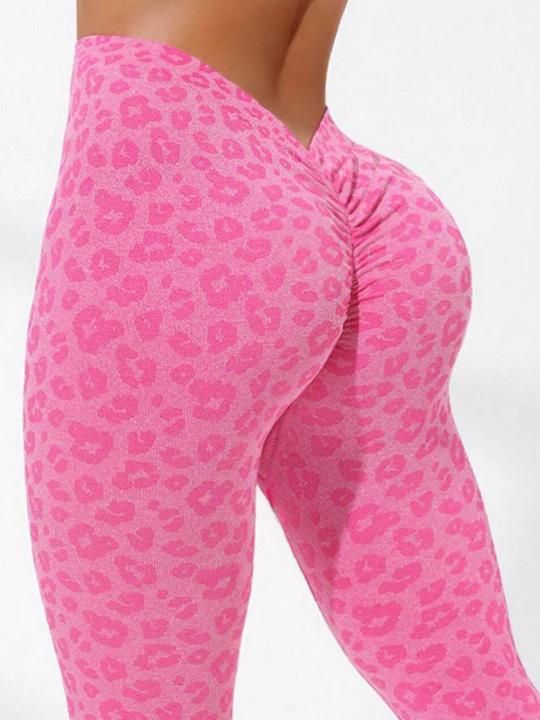 LEOPARD BOOTY SHAPER LEGGINGS