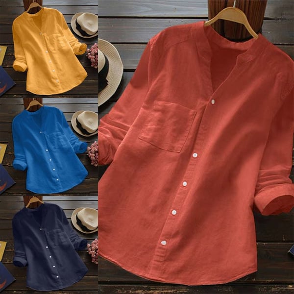 Avia™ - Casual Loose Cotton Linen Shirt