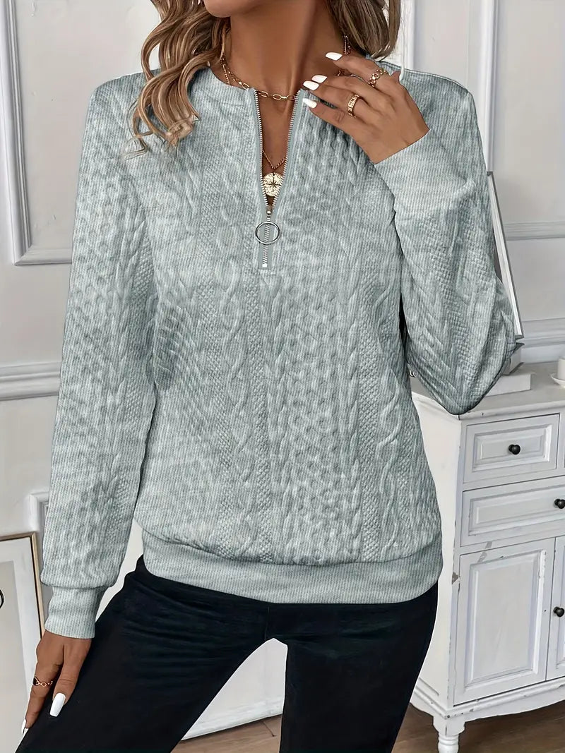 Lucia - Sweater with zipper