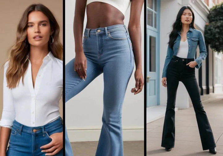 BUTT LIFTING PREMIUM FLARE JEANS